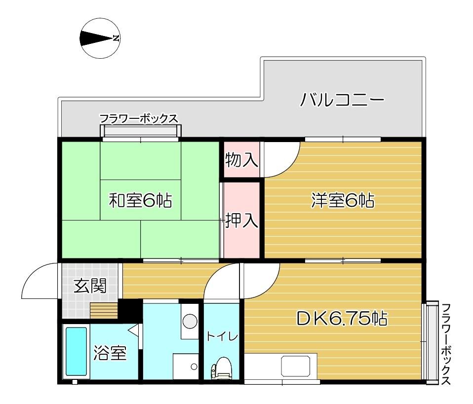 島泉ハイツ１０１　間取り