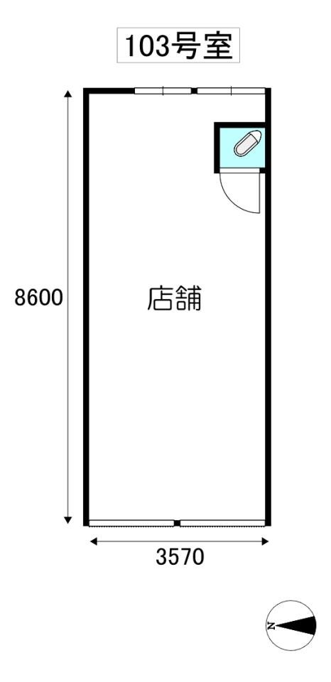 グリーンピア橋口103　間取り