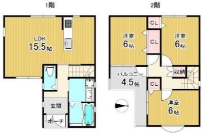 北條町　間取り