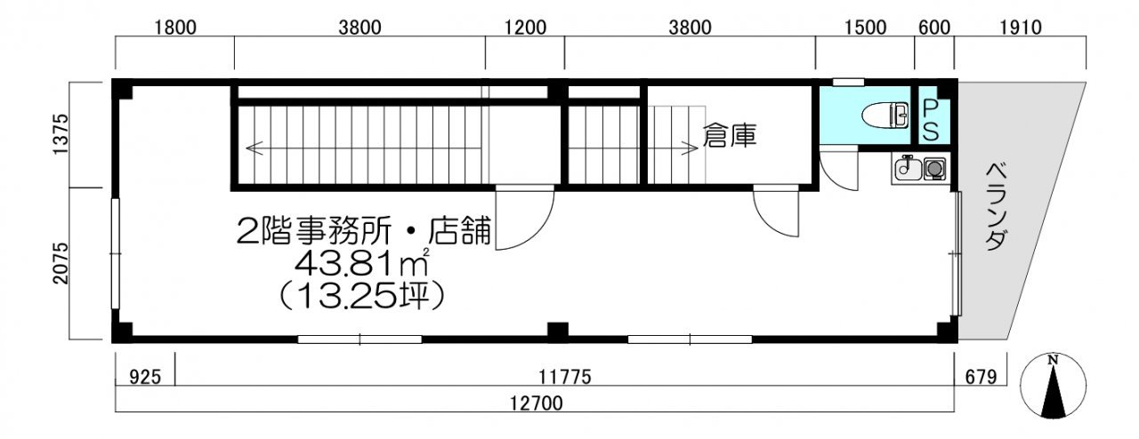 シュロス塩野勝2F（間）